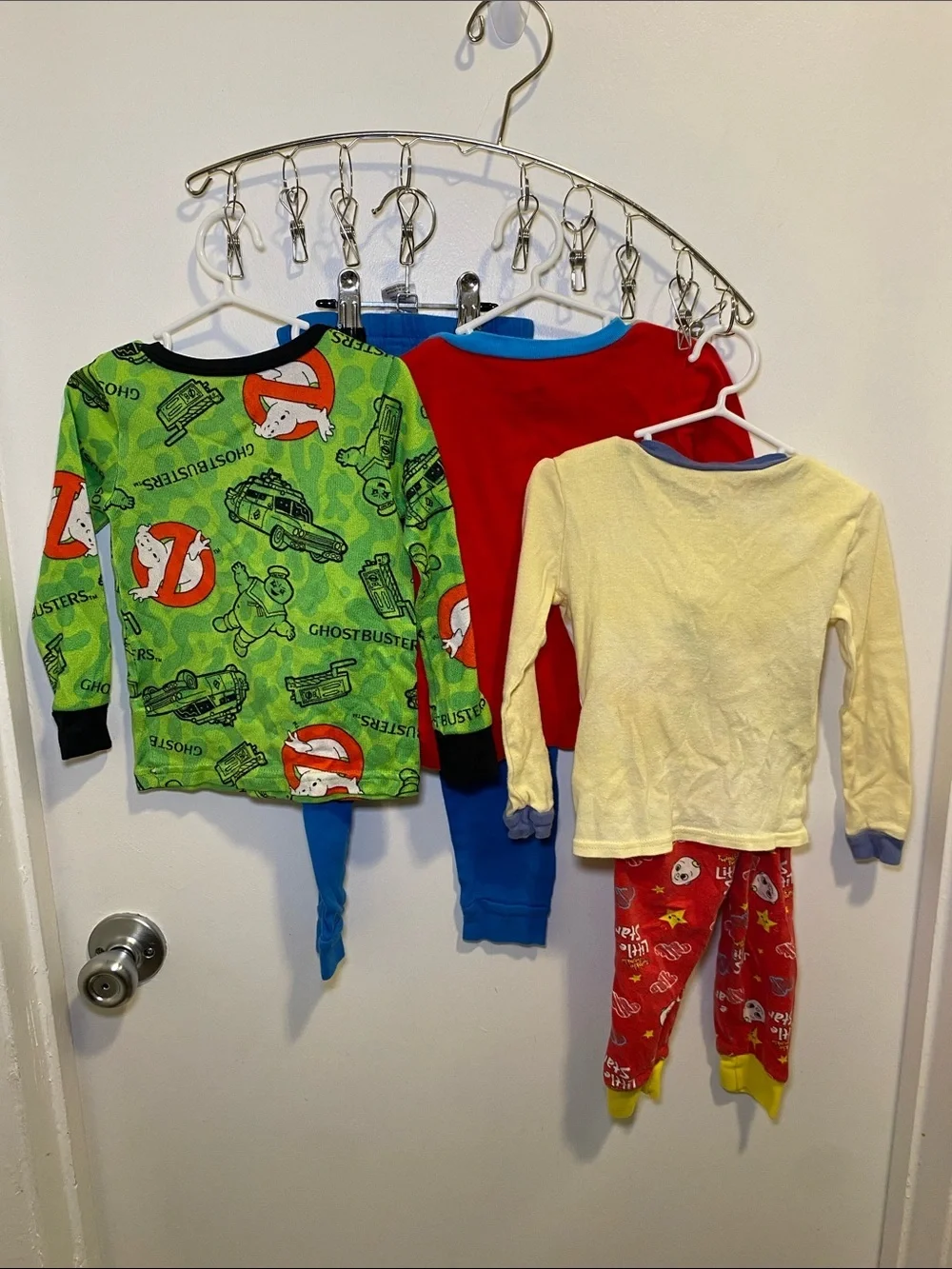 Assorted Boys Kids Character one Pajama Set , Tops Yellow, Red, Blue, Green